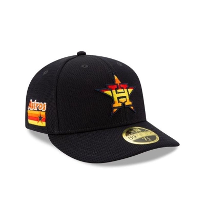 Houston Astros Gorra | New Era MLB Batting Practice Low Profile 59fifty Fitted Cap Mexico - Azules